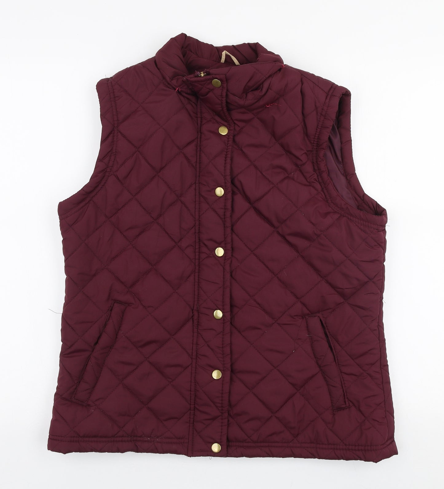 Denim Co Womens Purple   Gilet Coat Size 16  Zip