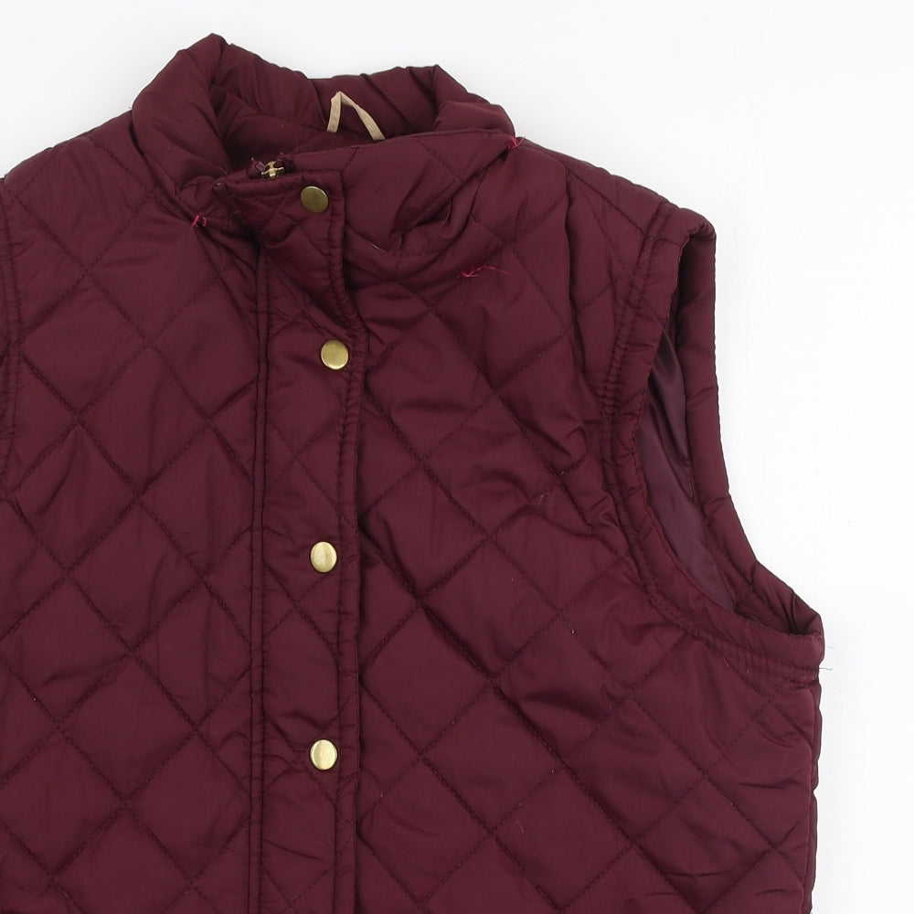 Denim Co Womens Purple   Gilet Coat Size 16  Zip