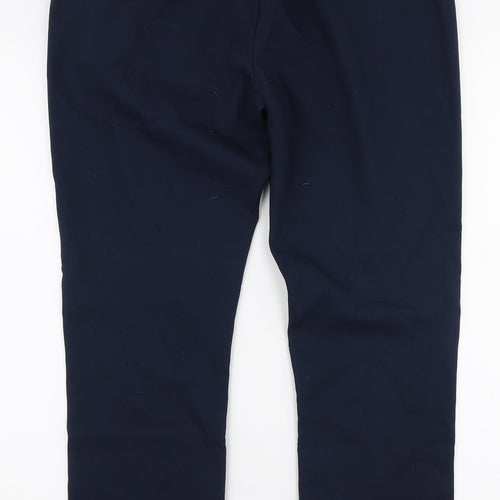 Cotton Traders Womens Blue  Polyester Trousers  Size 14 L28 in Regular Zip