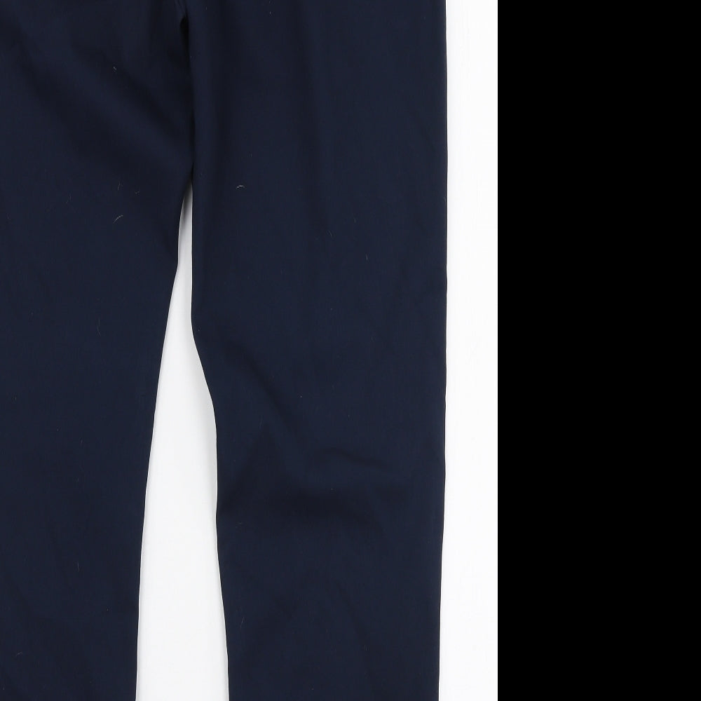 Cotton Traders Womens Blue  Polyester Trousers  Size 14 L28 in Regular Zip