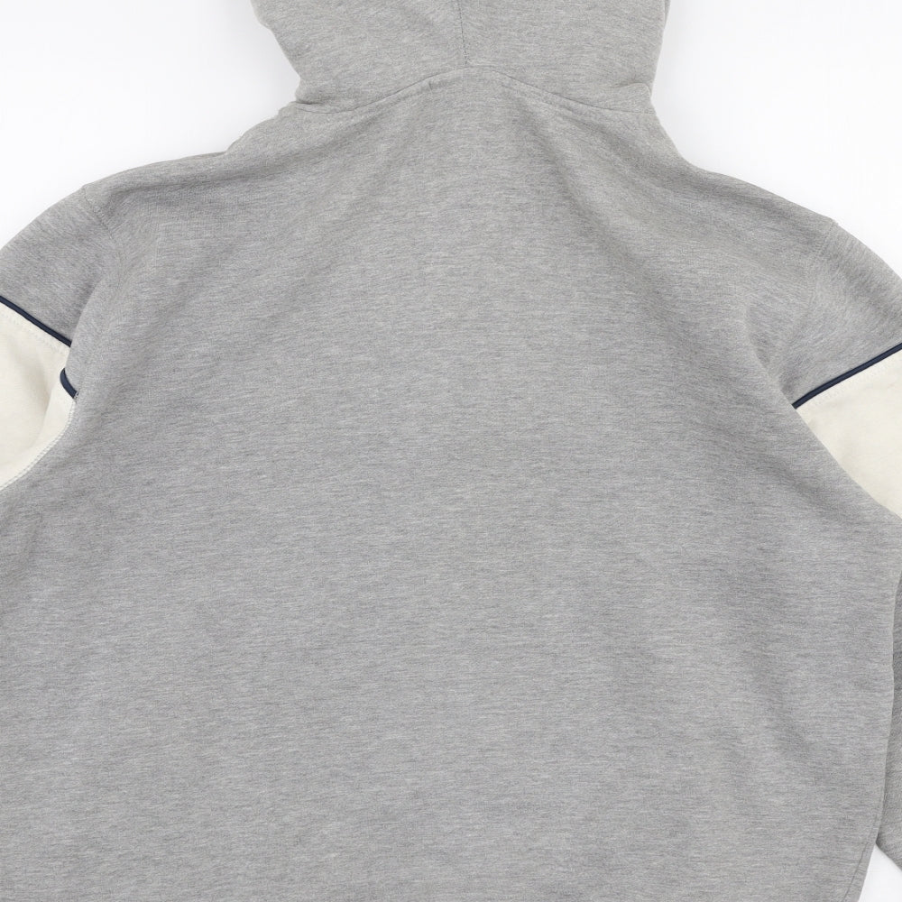 ellesse Mens Grey  Cotton Pullover Hoodie Size M
