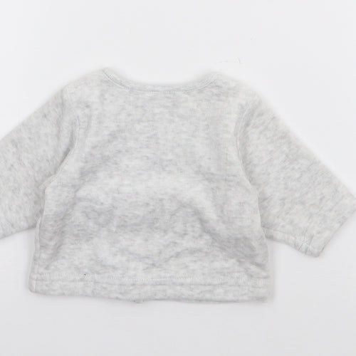 Early Days Baby Grey   Jacket  Size Newborn   Snap