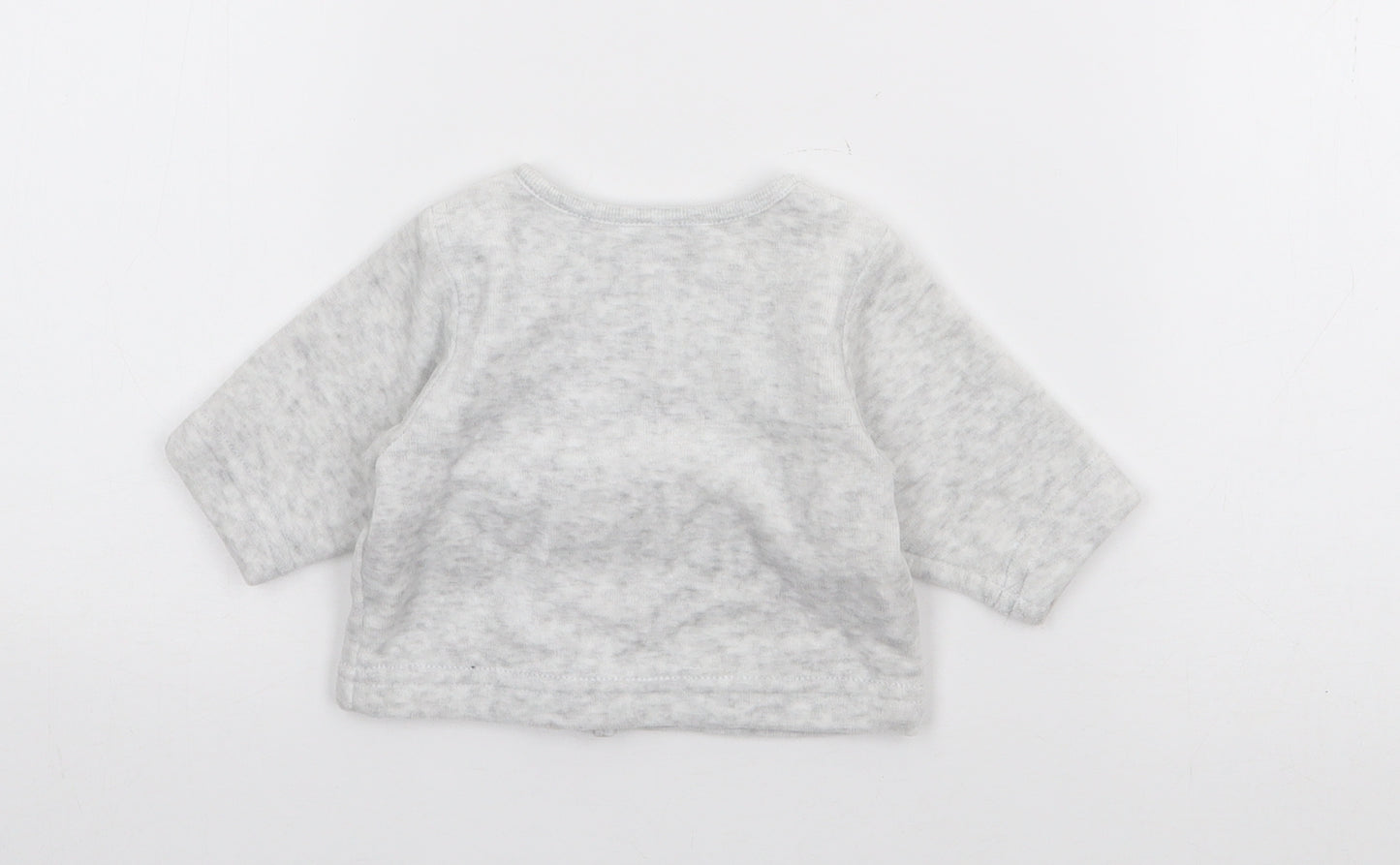 Early Days Baby Grey   Jacket  Size Newborn   Snap