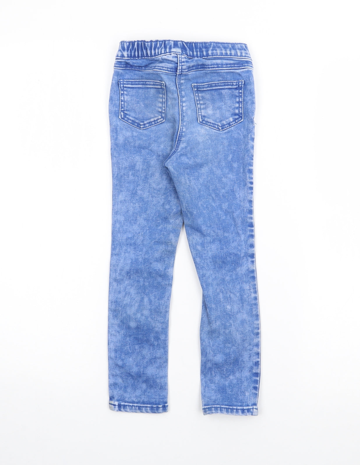 NEXT Boys Blue  Cotton Skinny Jeans Size 5-6 Years  Regular