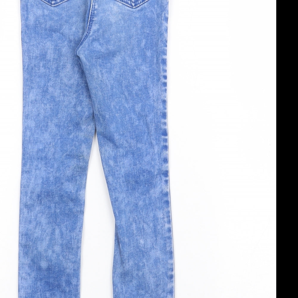 NEXT Boys Blue  Cotton Skinny Jeans Size 5-6 Years  Regular
