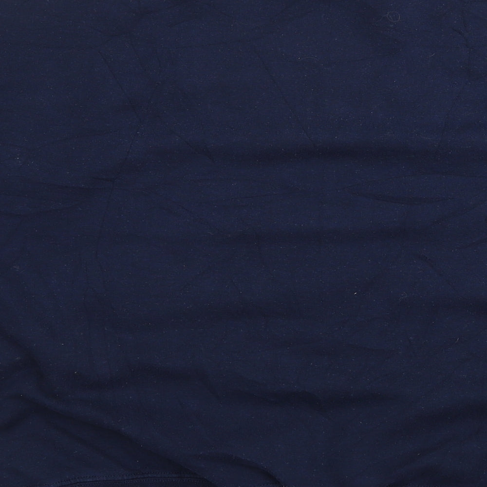 PRETTYLITTLETHING Womens Blue  Polyester Pullover Sweatshirt Size S