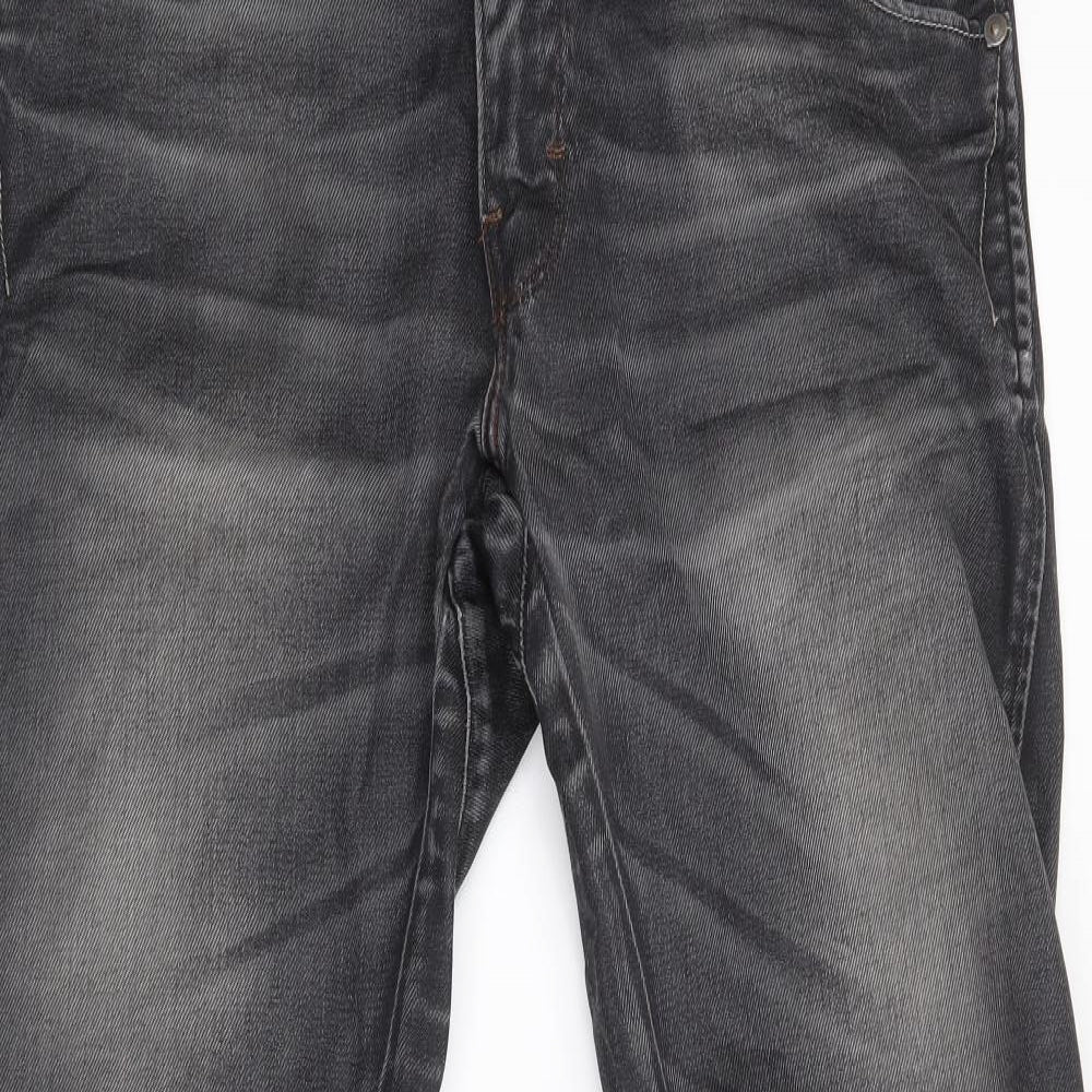 G-Star Mens Grey  Cotton Skinny Jeans Size 32 L29 in Regular