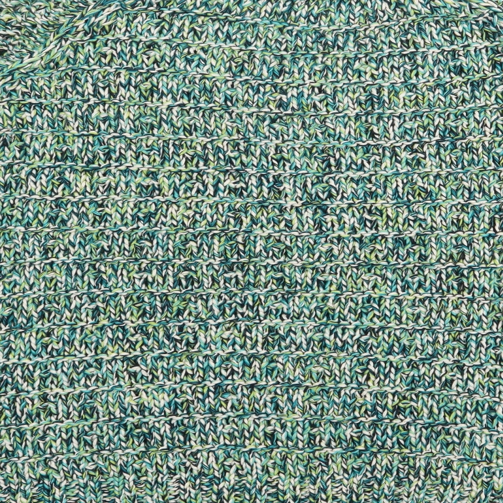 Per Una Womens Green Crew Neck  Acrylic Pullover Jumper Size 20