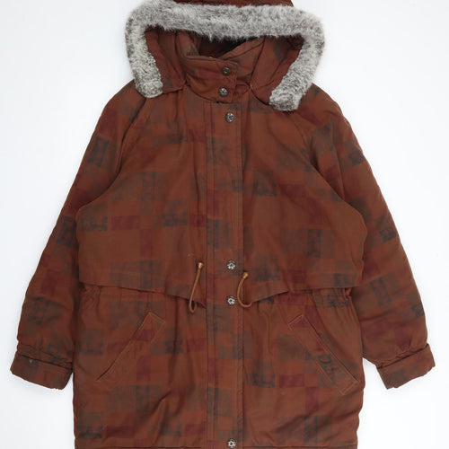 Microtouch Womens Brown   Jacket Coat Size 14