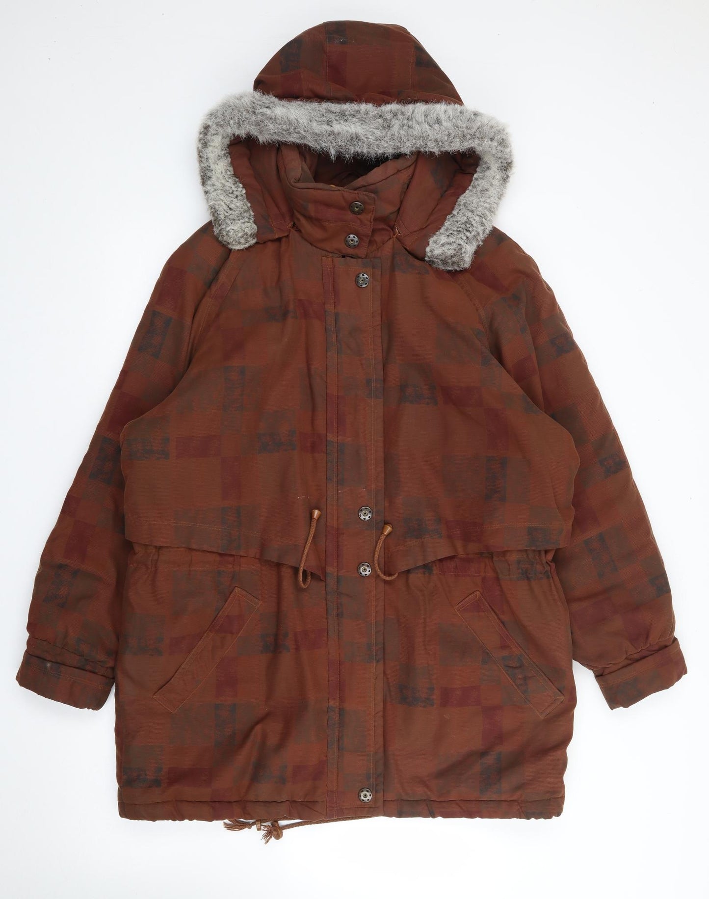 Microtouch Womens Brown   Jacket Coat Size 14