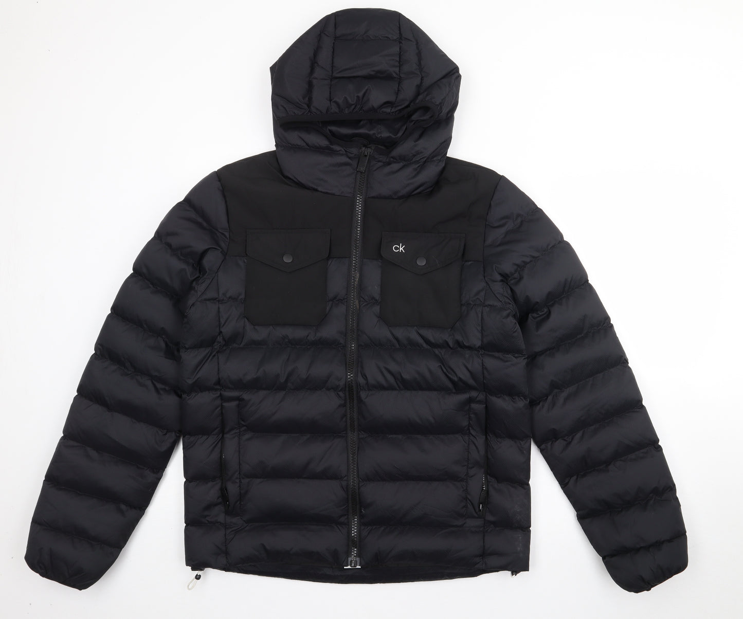 Calvin Klein Mens Black   Puffer Jacket Coat Size S