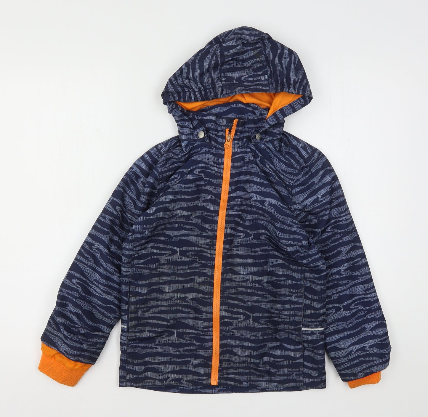 name it Boys Multicoloured Animal Print  Rain Coat Coat Size 7 Years