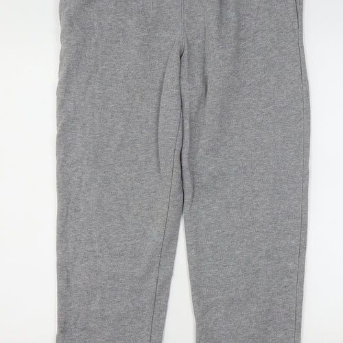 Easy Mens Grey  Polyester Sweatpants Trousers Size M L29 in Regular Drawstring