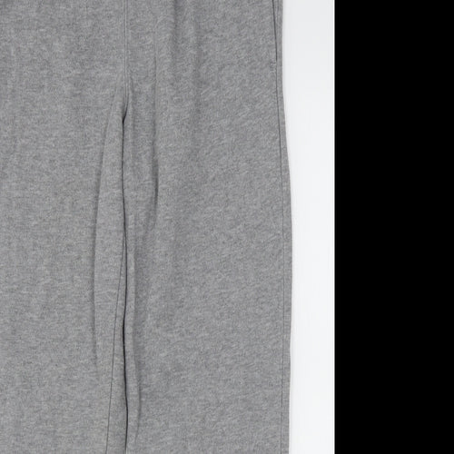 Easy Mens Grey  Polyester Sweatpants Trousers Size M L29 in Regular Drawstring