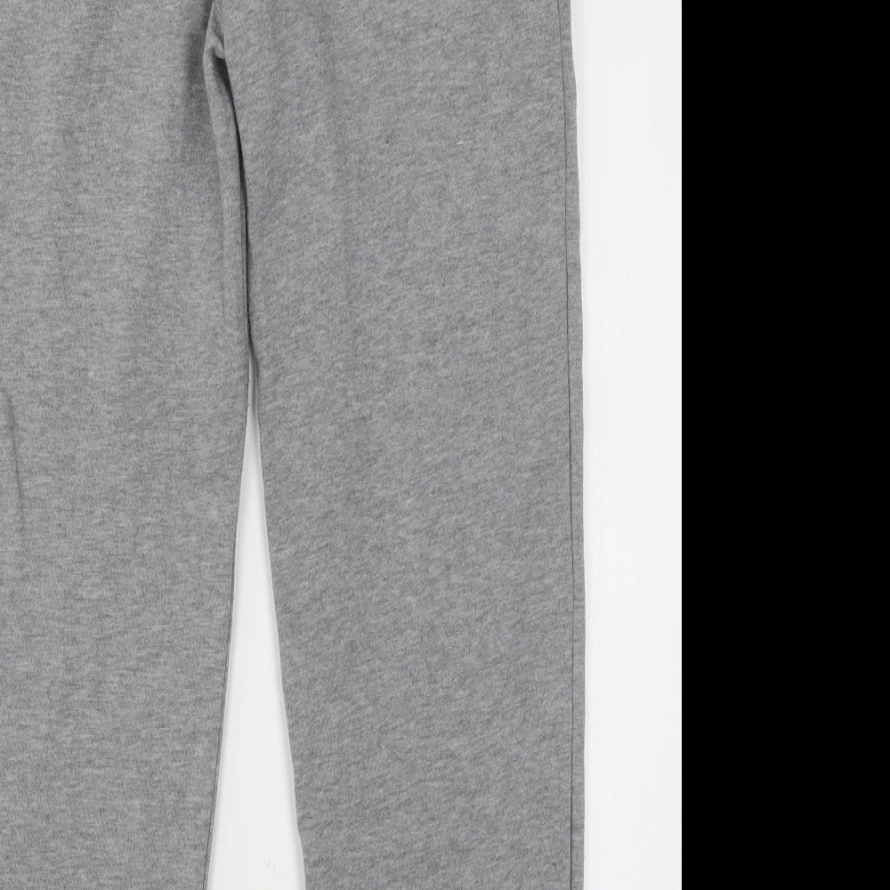 Easy Mens Grey  Polyester Sweatpants Trousers Size M L29 in Regular Drawstring