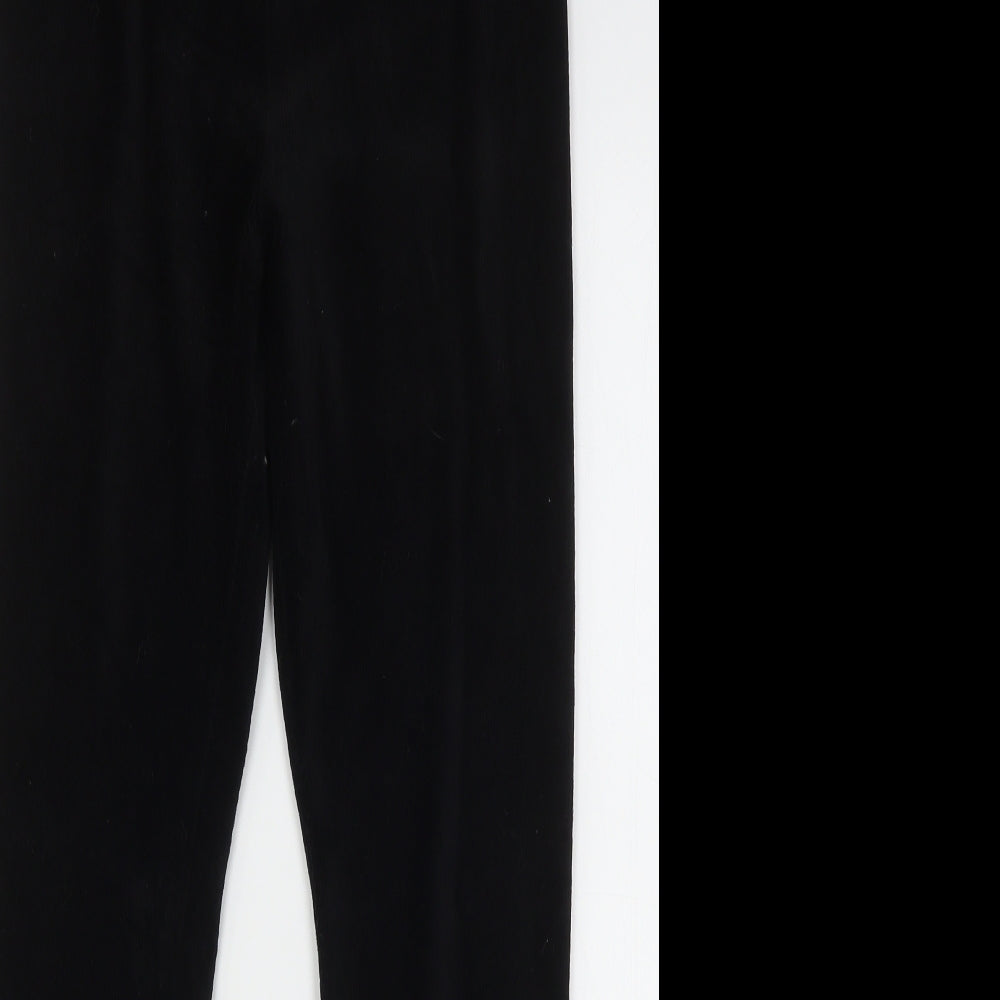 Papaya Womens Black  Cotton Jogger Leggings Size 14 L28 in