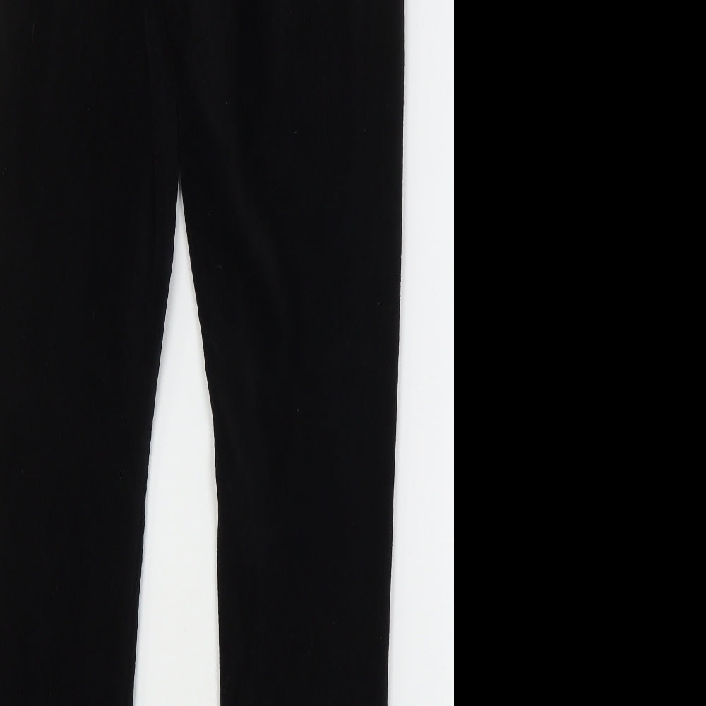 Papaya Womens Black  Cotton Jogger Leggings Size 14 L28 in