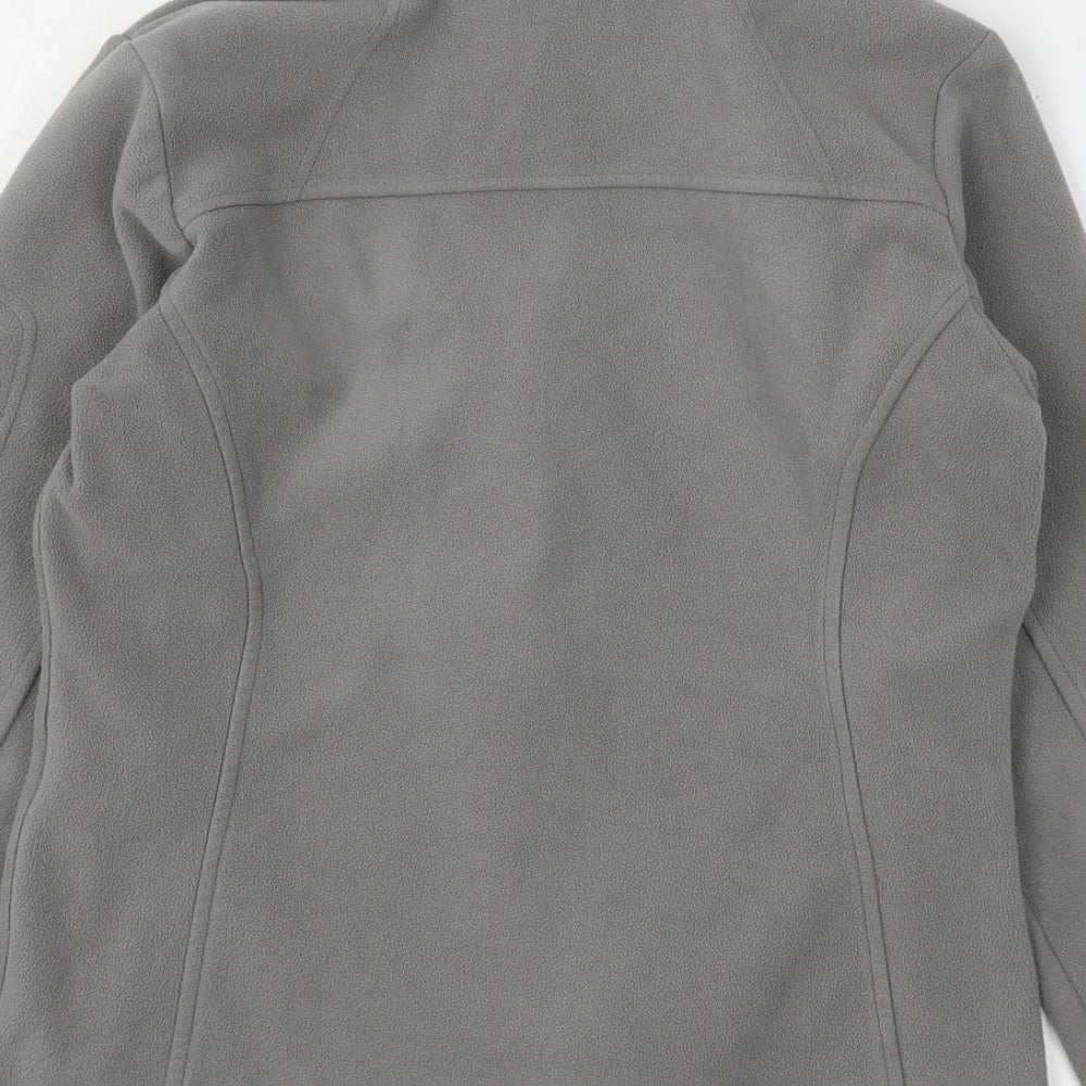 Columbia Womens Grey  Polyester Full Zip Sweatshirt Size S