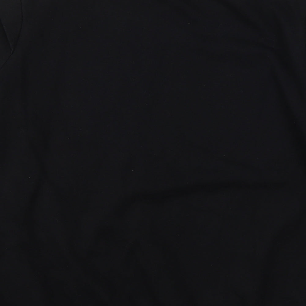 George Womens Black  Cotton Pullover Sweatshirt Size 12