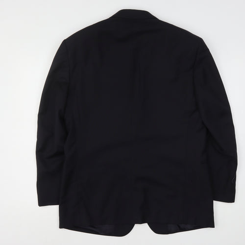 Ithitex Mens Blue  Wool Jacket Suit Jacket