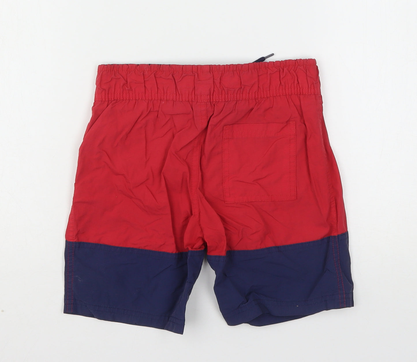 Rebel Boys Multicoloured Colourblock Polyester Bermuda Shorts Size 7-8 Years  Regular Drawstring - Swim Shorts