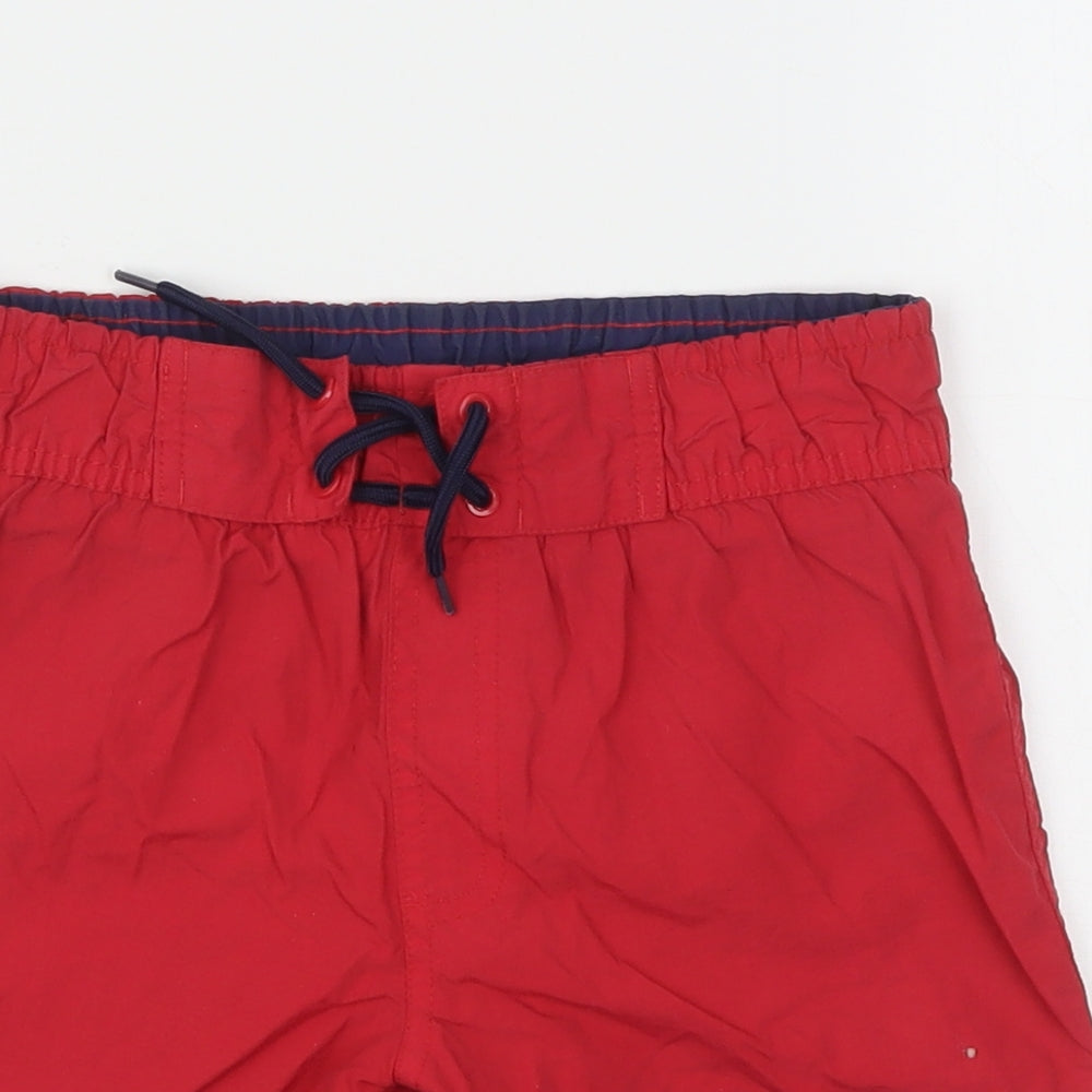 Rebel Boys Multicoloured Colourblock Polyester Bermuda Shorts Size 7-8 Years  Regular Drawstring - Swim Shorts