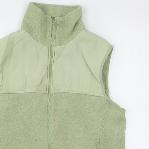 Bonmarché Womens Green  Polyester Full Zip Sweatshirt Size S