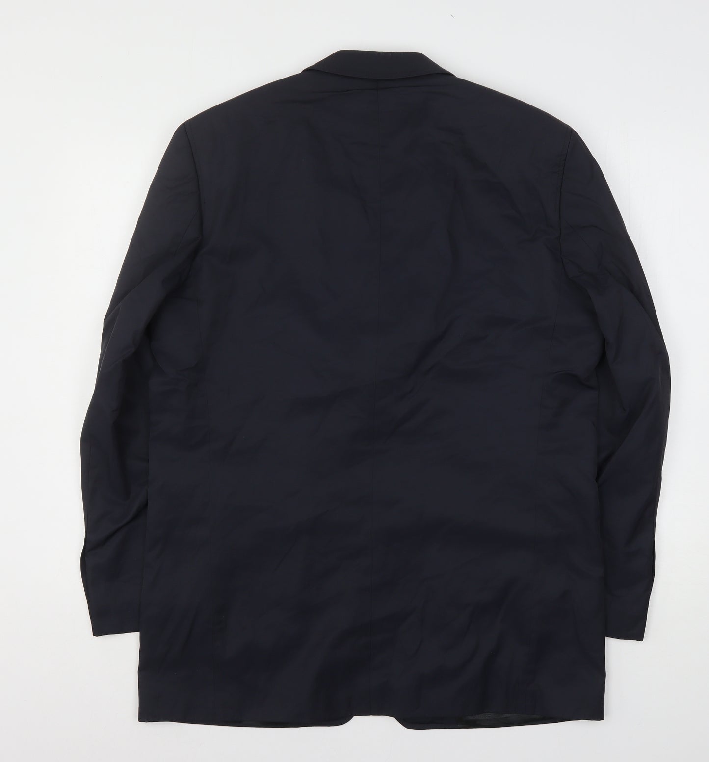 Milan Collection  Mens Blue  Cotton Jacket Suit Jacket