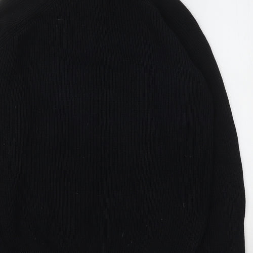 Haworth Mens Black  Cotton Pullover Sweatshirt Size M
