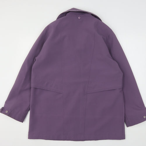 Tinessi Womens Purple   Overcoat Coat Size 14