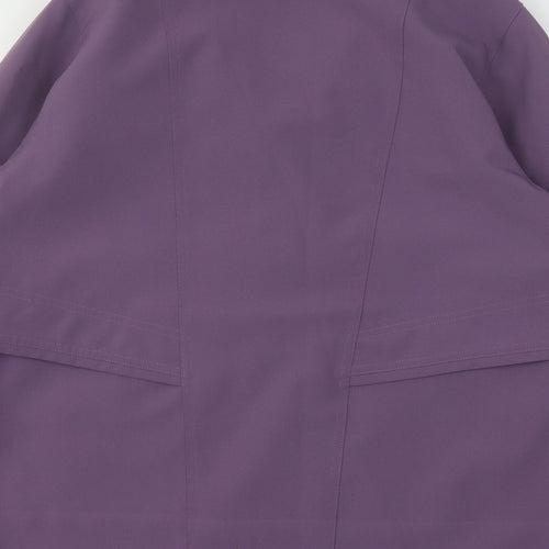 Tinessi Womens Purple   Overcoat Coat Size 14