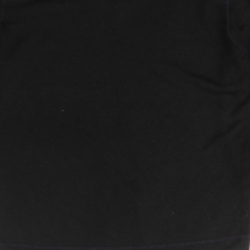 Red Herring Mens Black  Acrylic Pullover Sweatshirt Size M