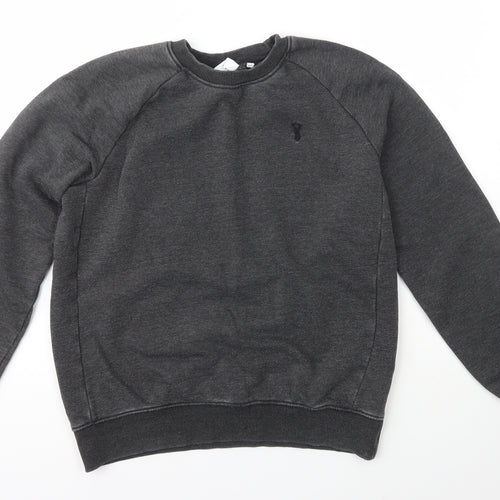 NEXT Womens Grey  Cotton Pullover Sweatshirt Size M
