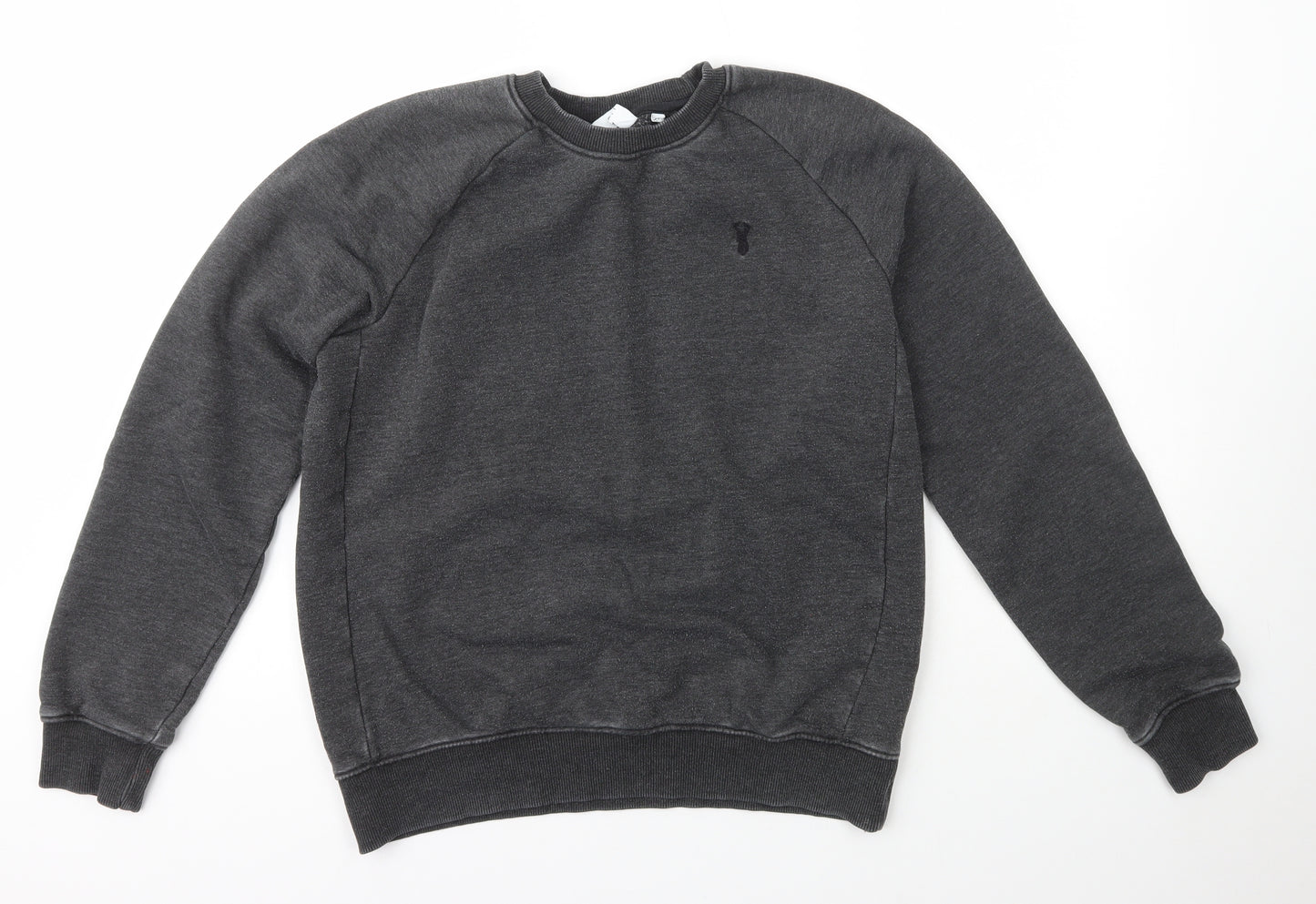 NEXT Womens Grey  Cotton Pullover Sweatshirt Size M
