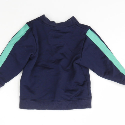 Jasper Conran Boys Blue  Cotton Full Zip Jumper Size 9-12 Months