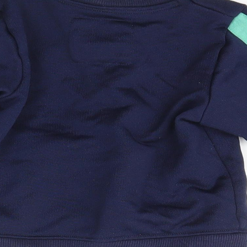 Jasper Conran Boys Blue  Cotton Full Zip Jumper Size 9-12 Months
