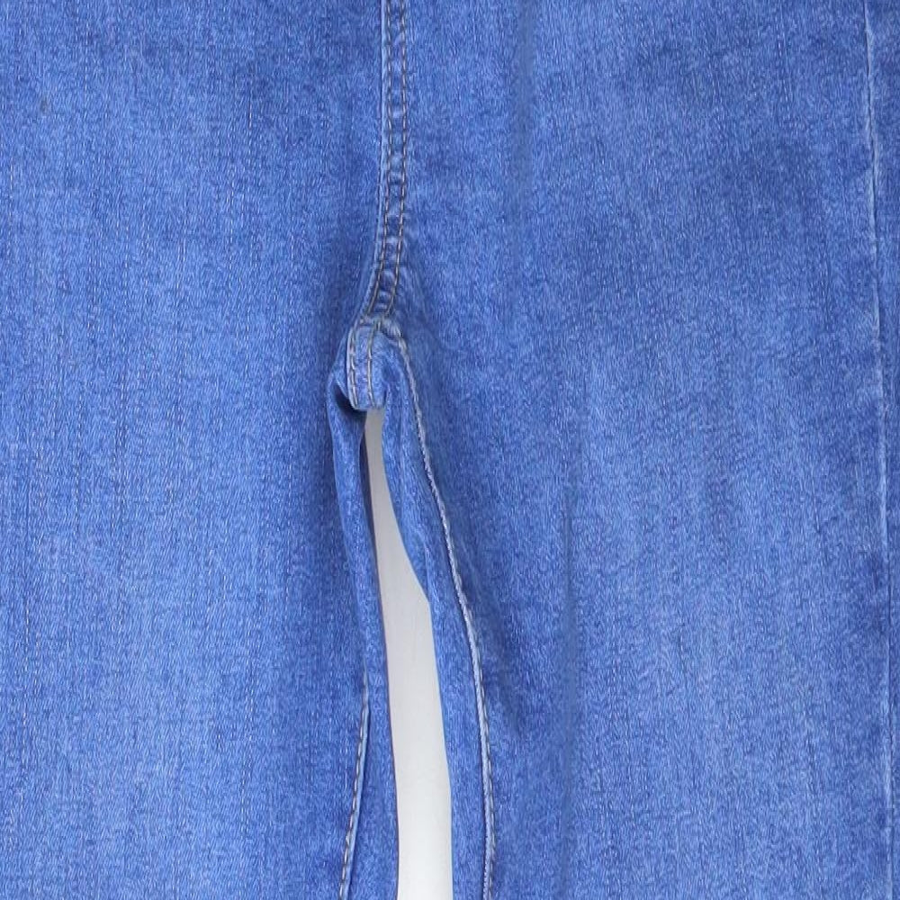 Ebony George Womens Blue  Cotton Skinny Jeans Size 12 L28 in Slim