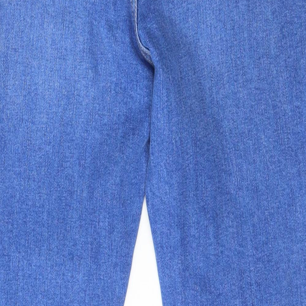 Ebony George Womens Blue  Cotton Skinny Jeans Size 12 L28 in Slim