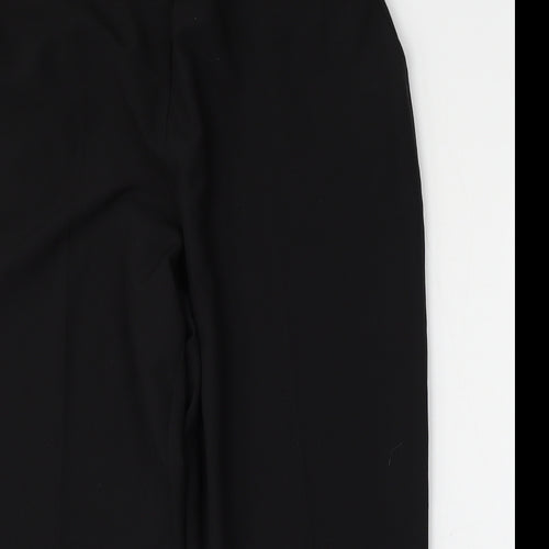 Profile Womens Black  Polyester Trousers  Size 40 L25 in Regular
