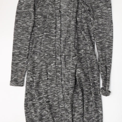 Atmosphere Womens Grey Round Neck  Polyester Cardigan Jumper Size 8