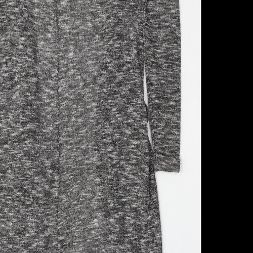 Atmosphere Womens Grey Round Neck  Polyester Cardigan Jumper Size 8