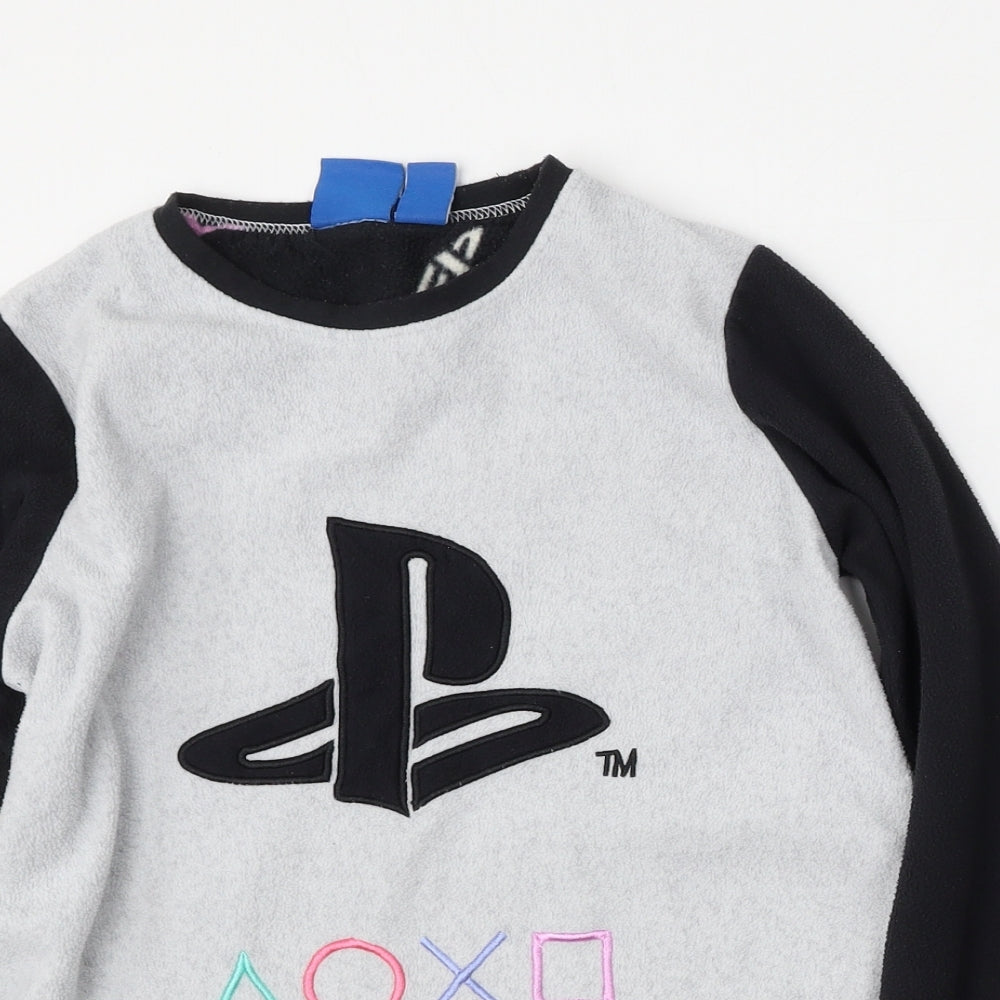 PlayStation Boys Multicoloured Solid Polyester  Pyjama Top Size 11-12 Years   - PlayStation