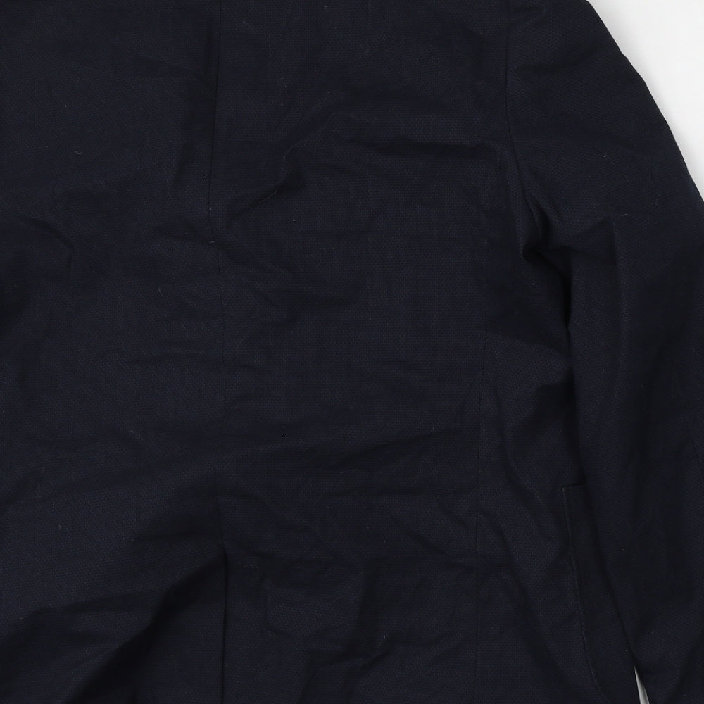 Marks and Spencer Mens Blue  Cotton Jacket Blazer Size M