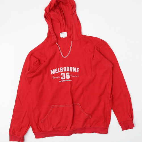 Purely Australian Clothing Co. Girls Red  Polyester Pullover Hoodie Size XL