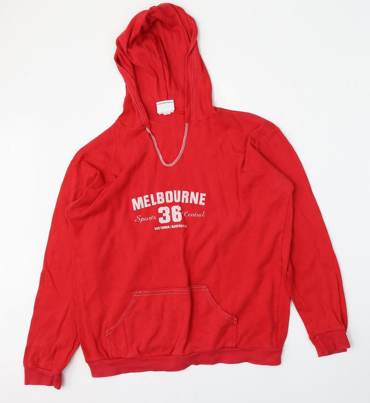 Purely Australian Clothing Co. Girls Red  Polyester Pullover Hoodie Size XL