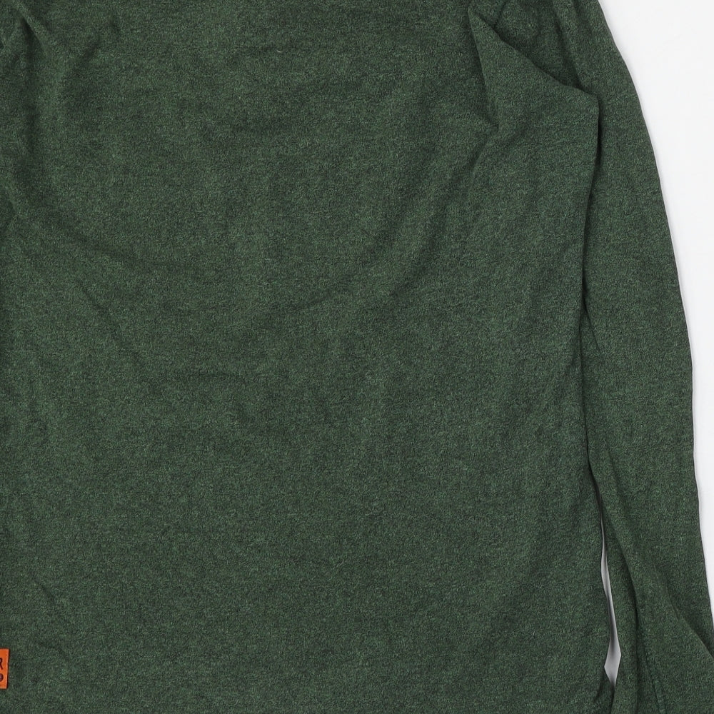 Superdry Mens Green  Cotton Pullover Sweatshirt Size M