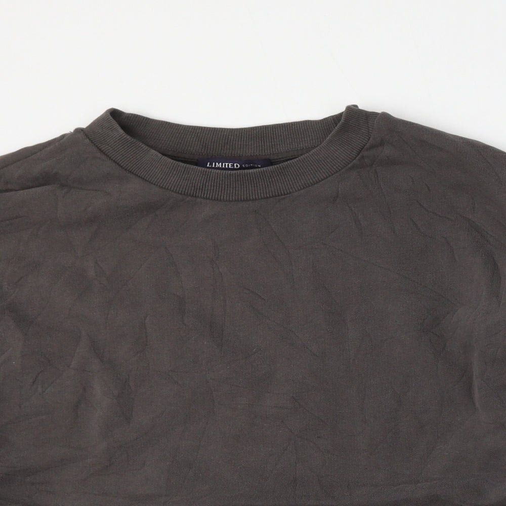 Marks and Spencer Womens Green  Cotton Pullover Sweatshirt Size M