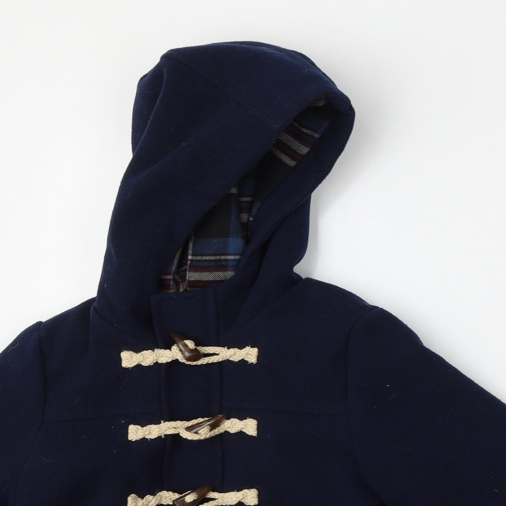 Marks and Spencer Boys Blue   Duffle Coat Jacket Size 2-3 Years