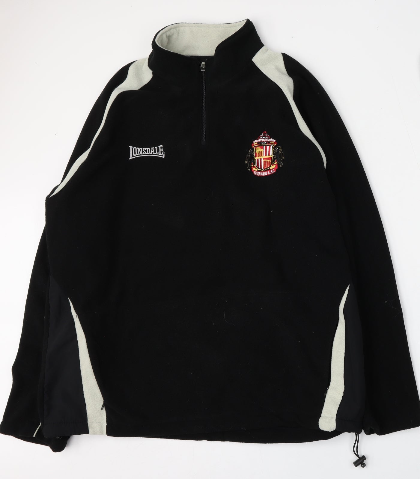 Lonsdale Mens Black   Jacket  Size XL  Zip - Sunderland AFC