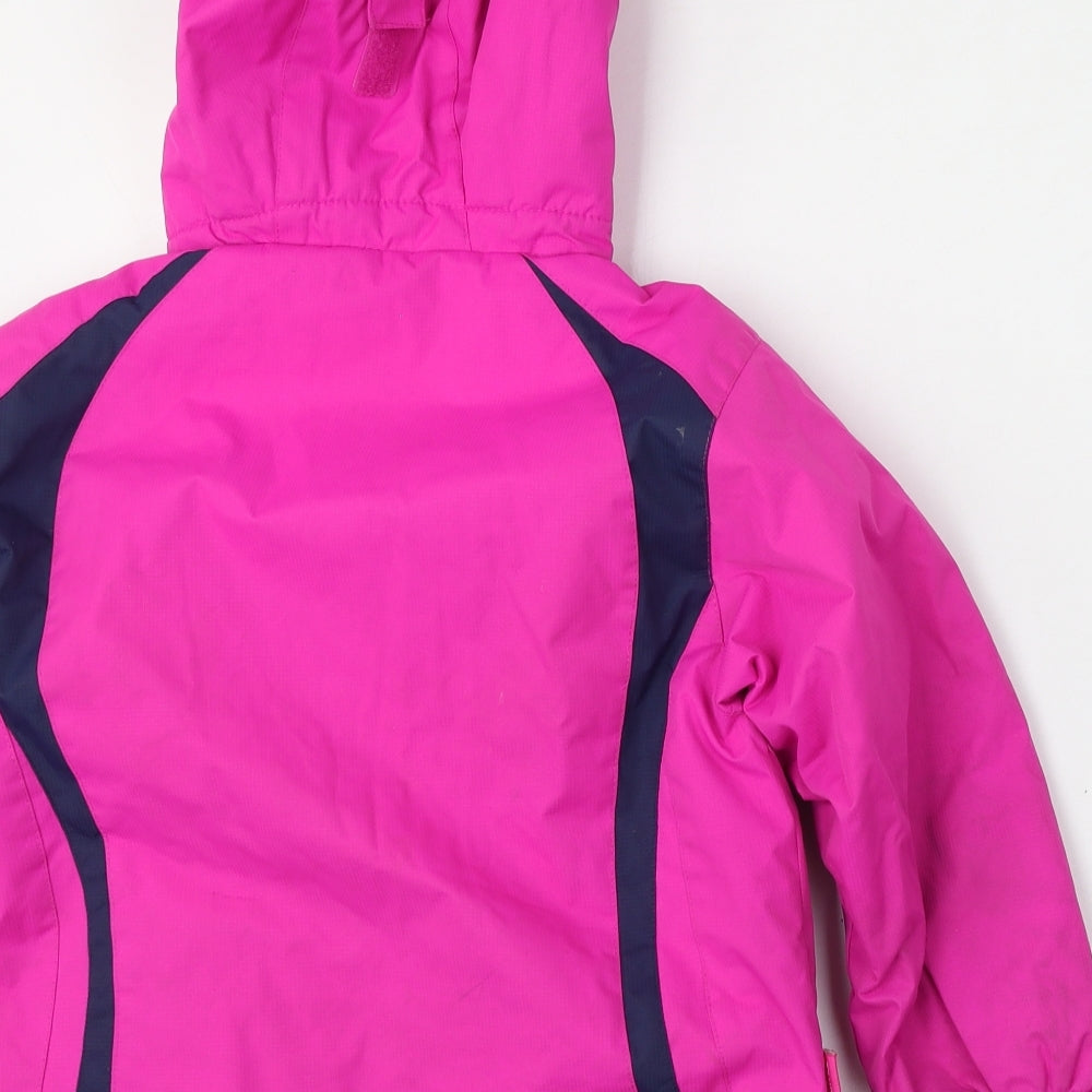 Mountain Warehouse Girls Pink   Jacket  Size 5-6 Years  Zip